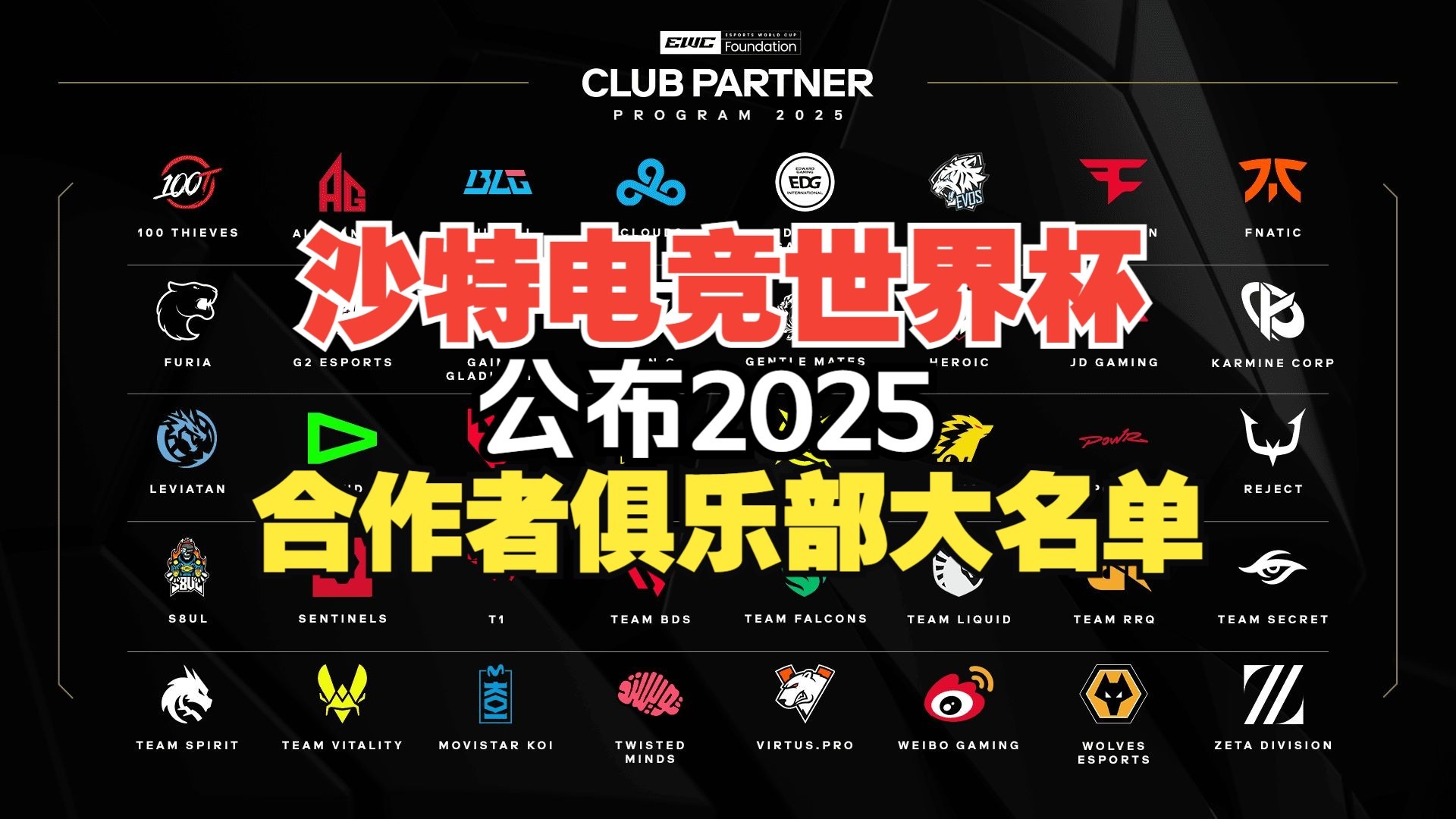 2025电竞世界杯正式开赛！48个比赛日，20余个项目，